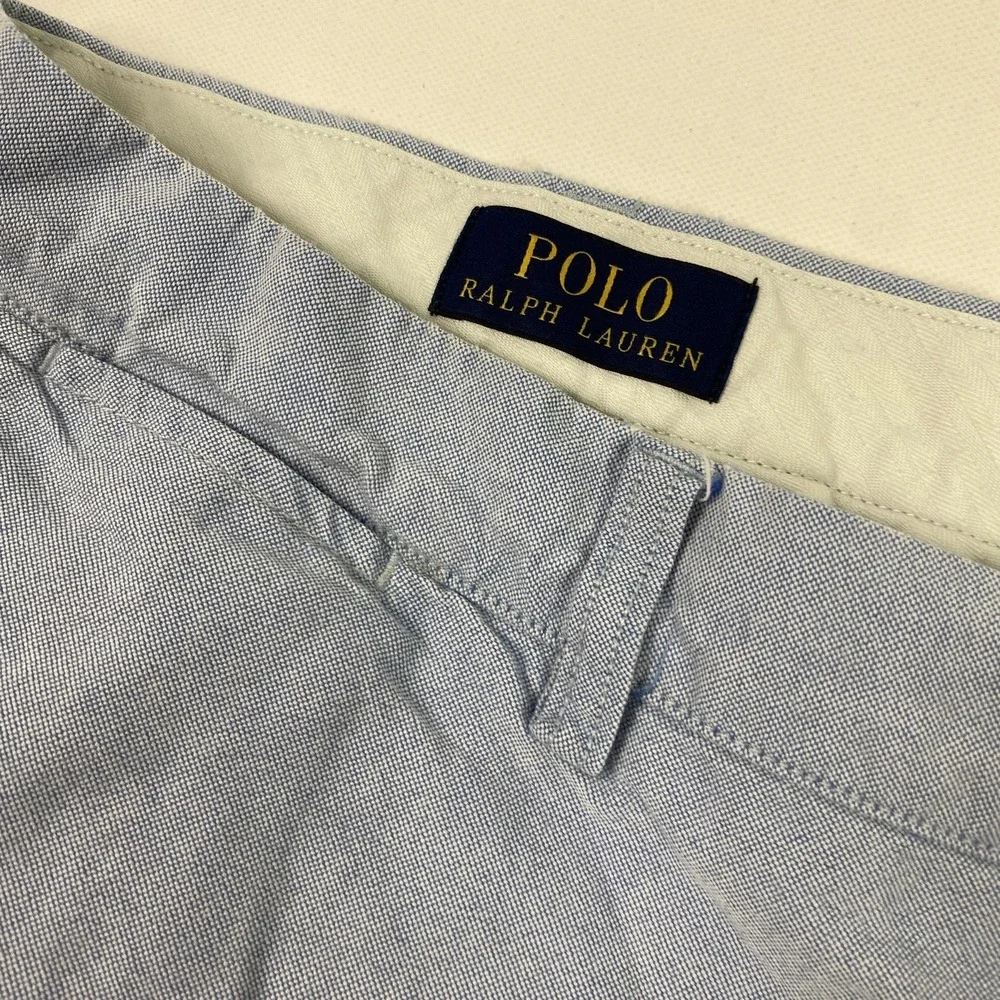 Polo Ralph Lauren Shorts Mens 40 Classic Chino Flat Front Summer Stain Flaws